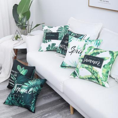 China Customized Size 45X45 50X50 60x60cm Home Water Resistant Throw Case Pillow Cushion Cover for sale