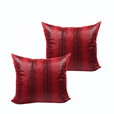 China African Custom Moroccan Style Snake Skin Cushion Cover OEM African Zipper Tile Case Home Decorate for sale