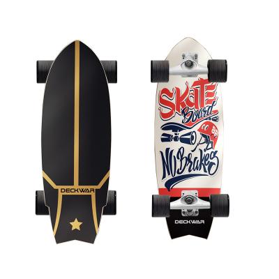 China High Quality 30 Inch 7 Layer Maple Cx4 Cruiser Adult Deck Cut Out Truck Surf Skate Skateboard Slide for sale