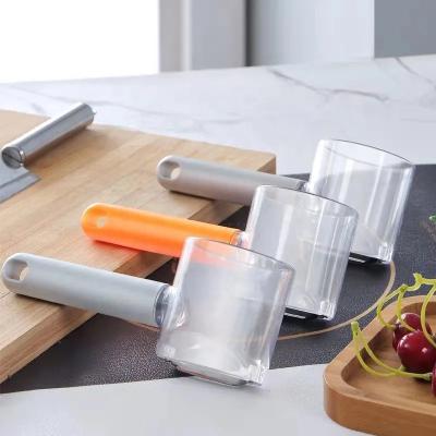 China Viable Portable Peeling Knives Scratcher Vegetable Fruit Peeler With Container Storage Box Peeler Paring Knife for sale