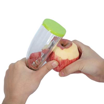 China Multifunctional Viable Kitchen Washable Accessories Peeling Knife Paring Knives With Tube Storage Type Fruit Peeling Knife Peeler for sale