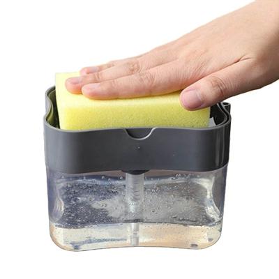 China Foam Soap Dispenser Kitchen Bath Sink Soap Pump Drainer Canisters Space Saver Sets For Storage Rack Accessories for sale