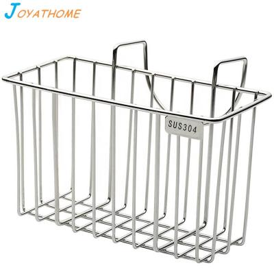 China Stainless Steel Sponge Rack Dish Dine Rack Over Sink Utensil Dish Rack Metal Viable Drier Organizer Tray Kitchen Shelf Organizer Dish Rack for sale