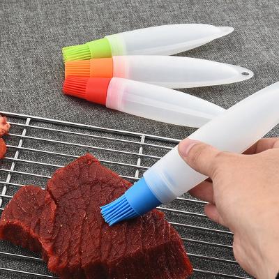 China Disposable Silicone Oil Bottle Brush BBQ Kitchenware Disposable High Temperature Resistant Eco-Friendly Brushes Baking Tools Beater for sale