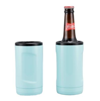 China Sustainable Beer Can Cooler Cola Shaped Double Wall Stainless Steel Cup With Bottle Opener for sale