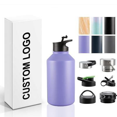 China Amazon Viable Top Selling Beverage Vacuum Flask Water Bottle Stainless Steel Insulated Motivational Water Bottle With Time Marker for sale