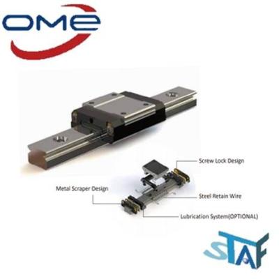 China Machinery STAF MPHX07SN Miniature Linear Guide Rail Ball Bearing for sale