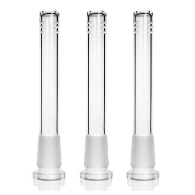 China Different Sizes Traditional Clear Pipe Smoke Glass Accessories Downstem Tube Downstem for sale