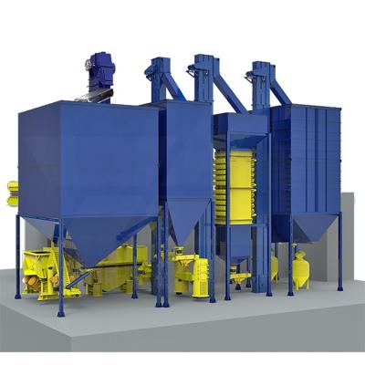 China Factory CE Approved Foundry Resin Sand Recovery Production Line For Casting Iron Steel for sale