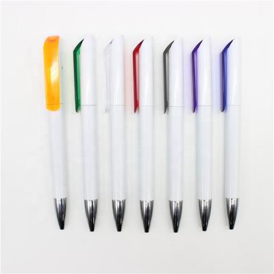 China office & Comfortable Executive Ball Pen School Pen Pearl White Plastic Ballpoint Pen Te koop