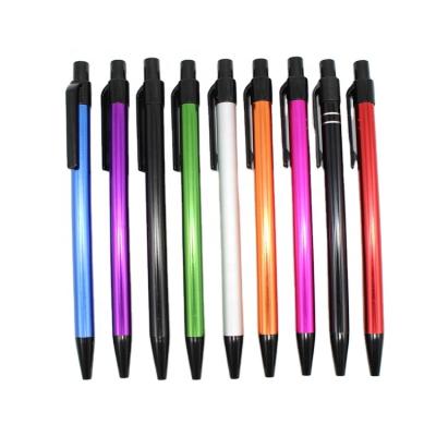 China office & Promotional Metal Pens Heavy Metal School Pen Ball Thin Metal Pen for sale