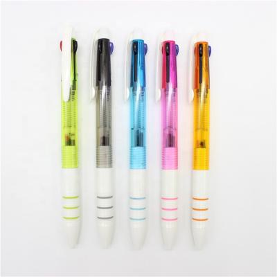 中国 office & School Pen 2019 Ballpoint Pen 3 Color Refill Creative Soft Blue Red Black Ballpoint Pen 販売のため