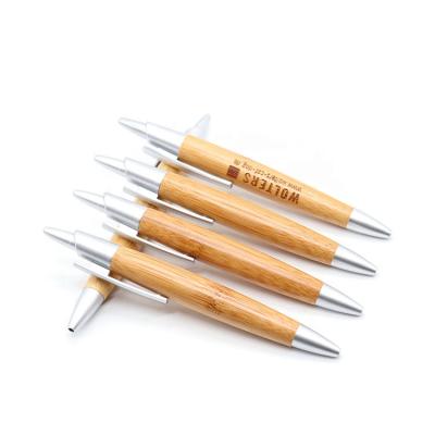 China Promotional Ink Promotional Bamboo Pen Holder Wooden Ballpoint Pen zu verkaufen