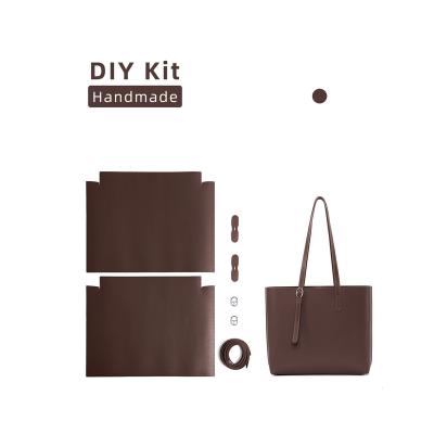 China Other Designer Handbag Women's DIY Handbag Tote Kit Bag Kit DIY Making Good Birthday Gifts For Girls With Large Capacity Genuine Leather for sale