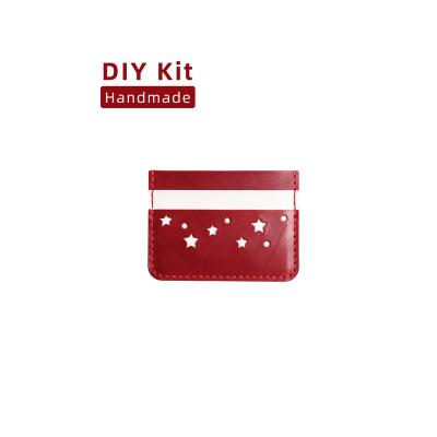 China Latest\fasion SEWINGFISH Customized DIY Women Christmas Leather Wallet for Girls Women Purse Bag and Purses and Purses diy kit for sale