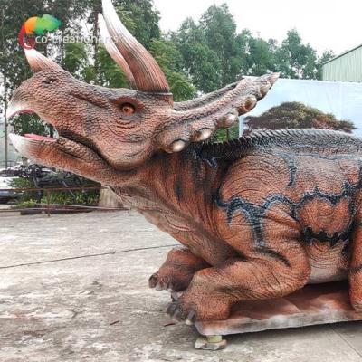 Chine Modèle de Tricératops animatronique pour la décoration du parc à thème à vendre