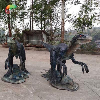 China 3 metros modificaron los dinosaurios para requisitos particulares Animatronic de tamaño natural robóticos para el parque de atracciones en venta