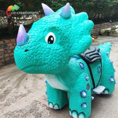 China Cor Azul Bateria Dinossauro Alimentado Ride On resistência ao desgaste à venda