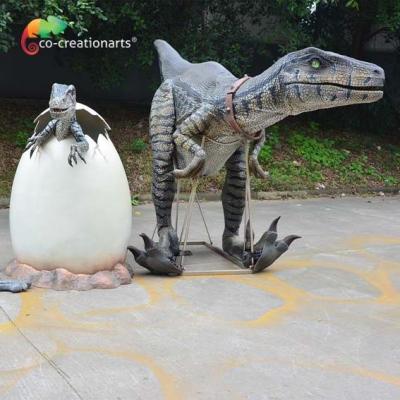 China Mond die van het de Dinosauruskostuum van ISO de Volwassen Animatronic Levensecht Dinosauruskostuum bewegen Te koop