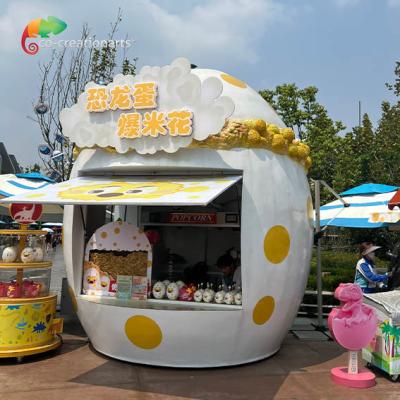 China Popcorn Customized Fiberglass Kiosk For Amusement Park zu verkaufen