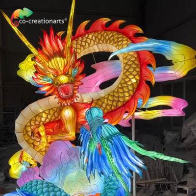 China Traditional Dragon Chinese Animal Lantern For Festival Exhibition Te koop