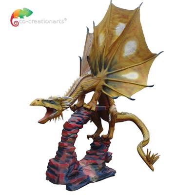 Cina 220v Customize Robotic Real Looking Dragon Realistic Movement 1 Year in vendita