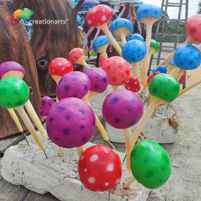 China Colorful Lifelike Mushroom Accept Led Light For Indoor Outdoor zu verkaufen