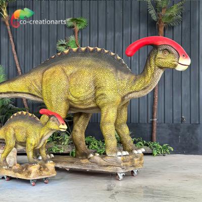 China Life Size Dino Installatiecontrole via afstandsbediening / infrarood sensor Realistische geluidskleur Te koop