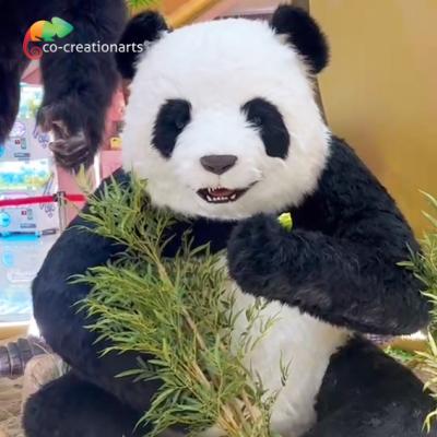 Chine Animaux robotisés réalistes Panda animé pour le parc d'attractions à vendre