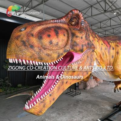 China Reuzen 18m T-Rex Animatronische Dinosaurussen Voor Theme Park Decoratie Te koop