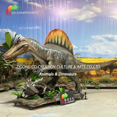 China Animatrónicos Dinosaurios Simulación Escenas de caza de Spinosaurus Para la decoración del parque temático en venta