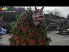 Animatronic Manufacturer Life Size Animatronic Dinosaurs Carnotaurus For Jurassic Amusement Park