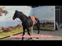 fun park rideable animatronic horse animatronic animals snow proof