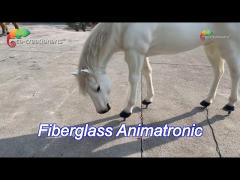 simulation color  animatronic horse animal