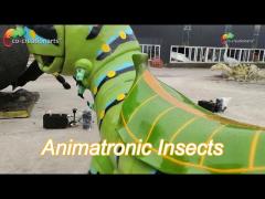 waterproofing rideable animatronic insect animatronic caterpillar 110/220vac