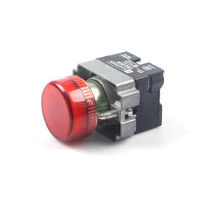 China XB2-BV6 12v Metal Led Latch Push Button 24 Volt Indicators Led LED Lamp Push Button Switch for sale