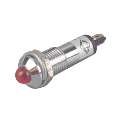 China 230v Stainless Steel Metal Signal Light IP67 Driver Lamp Auto Industrial LED Indicator Lighting Lamp for sale