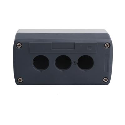 China ABS HUAWU new design push button waterproof switch box only 3holes for sale