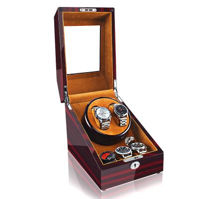 Κίνα Polished Finish Or High Gloss IN STOCK 2+3 Slots Watch Rotating Wooden Motor Watch Winder Automatic Box προς πώληση