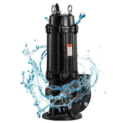 China Industrial Utilities Non-Clogging Dirty Waste Water Drainage Sludge Centrifugal Submersible Cutter Grinder Mining Sewage Pump for sale