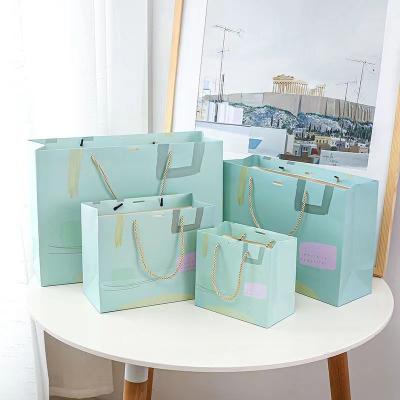 China Single Recyclable Gift Bag Small Paper Bag Birthday Lipstick Gift Packaging Carry Bag for sale