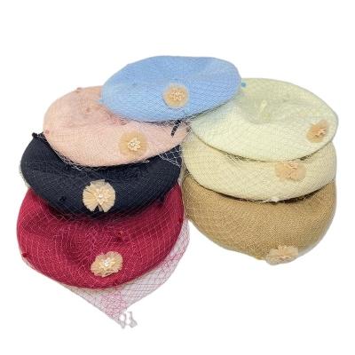 China European and American fashion wholesale custom made women's berets berets fashion winter hat ladies style searl hat wholesale decorative joker for sale