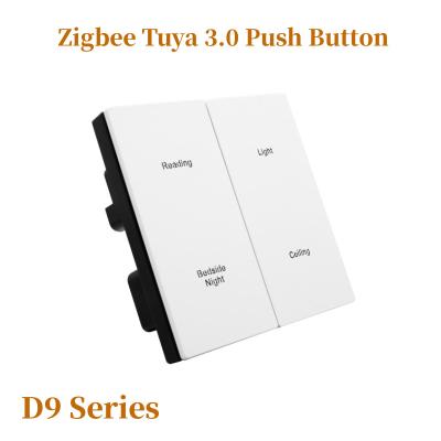 Κίνα Zigbee Tuya 3.0 Ασημί Χρώμα Υλικό Αλουμινίου Πλαίσιο UK Standard προς πώληση