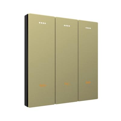 China interruptor coligado da parede de 5 KNX, interruptor 86x86mm da lâmpada do Smart Home à venda