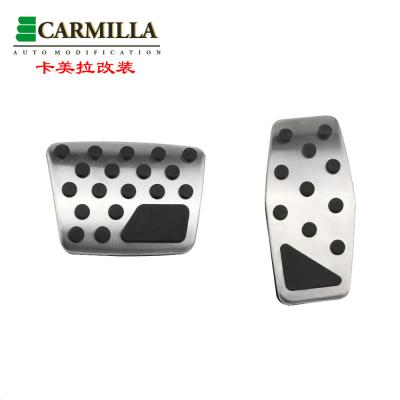 China Luxury AT Car Pedals For Jeep Compass 2015-2021 Renegade BU Accelerator Brake Pedal Footrest 2017-2021 Pedal Hood Pads Accessories for sale