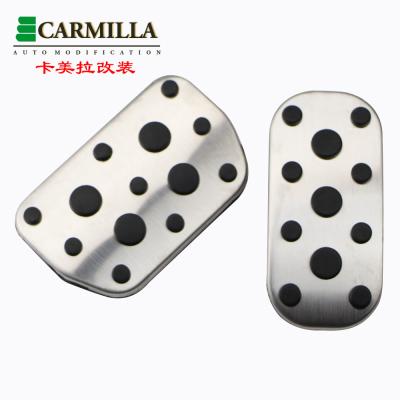 China Luxury Stainless Car Brake Accelerator Pedal Foot Rest Pedal Covers For Toyota C-HR CHR IZOA 2016 2017 2018 Corolla 2019 Accessories for sale