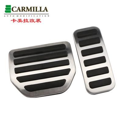 China Luxury Stainless Steel To Brake Fuel Gas Accelerator Foot Pedal Cover For Land Rover Discovery 3 Range Rover Sport Accessories for sale