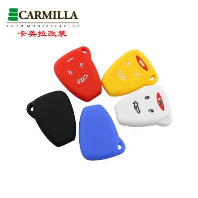 China Luxury Silicon Car Key Cover Case Holder For Jeep Compass Grand Cherokee Commander For Chrysler 300 Aspen For Dodge Dakota Durango for sale