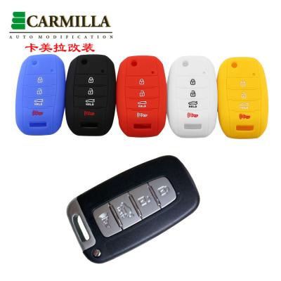 China Luxury Silicon Car Key Case Cover For Kia Sportage Soul Sorento Ski Sedona 2016 Cerato Optima Optima K2 K3 K4 K5 Rio Picanto K2 Key Protector for sale