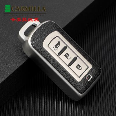 China Luxury Leather Type TPU Smart Car Key Case Cover For Mitsubishi Pajero III 2013 2019 Outlander For Mitsubishi ASX 2020 for sale